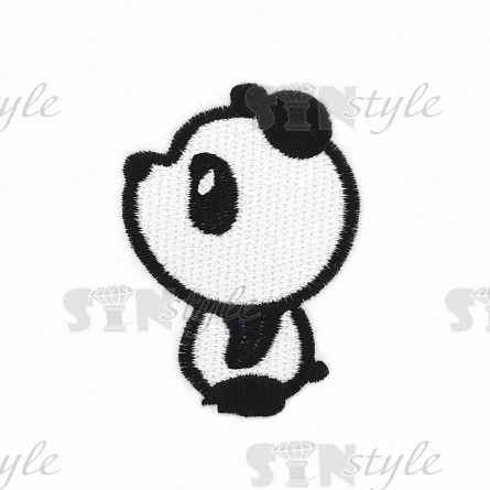 Термоаппликация "Панда", размер 45х75 мм фото 1