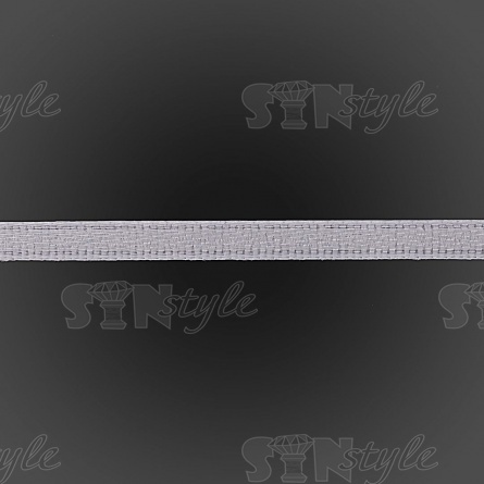 Декоративная лента атласная, цвет серый, ширина 3 мм, намотка 870 ярдов фото 3