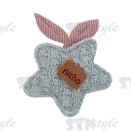 Аппликация 3D "Звездочка", размер 30х35 мм, цвет мятный фото 1