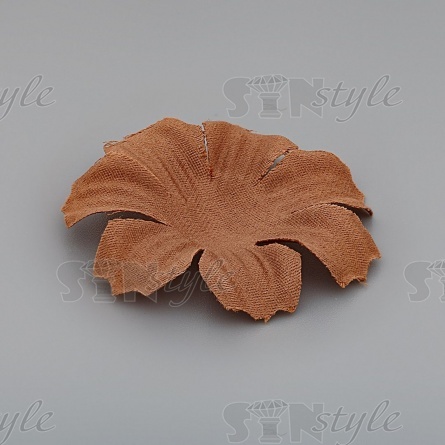 Цветочки декоративные, цвет капучино, размер 35 мм, фото 2