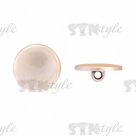 Пуговица пластиковая на ножке, размер 20L, цвет матовое золото фото 1