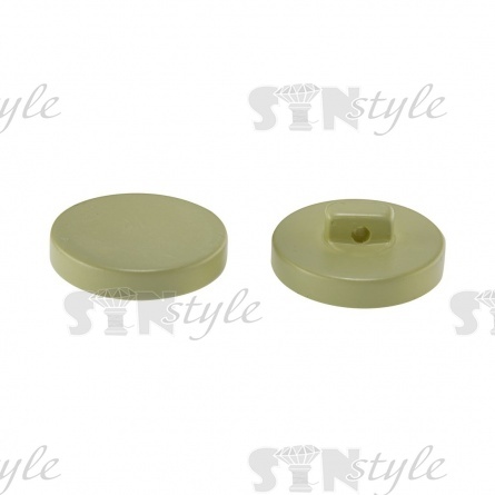 Пуговица пластиковая на ножке, фисташковая, 48L фото 2