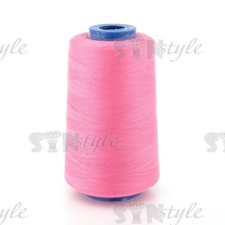 Нитки полиэстер 40/2, цвет №158 (ярко-розовый) 5000Y фото 1