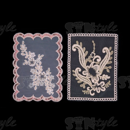 Аппликация кружевная пришивная фото 1