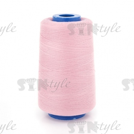 Нитки полиэстер 40/2, цвет №176 (светло-грязно-розовый), 5000Y фото 1
