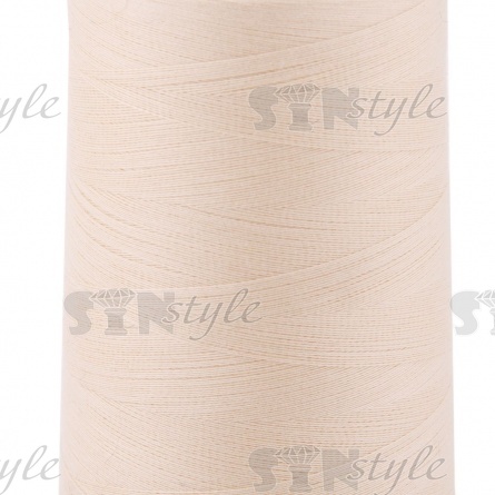 Нитки полиэстер 40/2, цвет №502 (грязно-бежевый), 5000Y фото 2