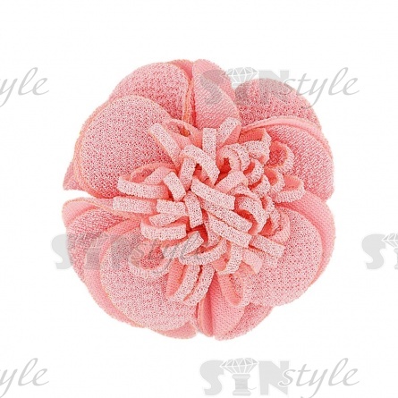 Цветочки декоративные, цвет розовый, размер 60 мм,  фото 1