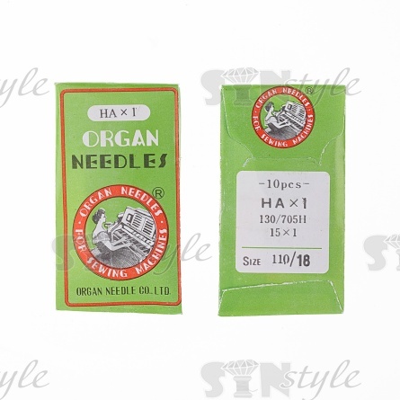 Иглы для бытовых швейных машин, размер HA-18 фото 1