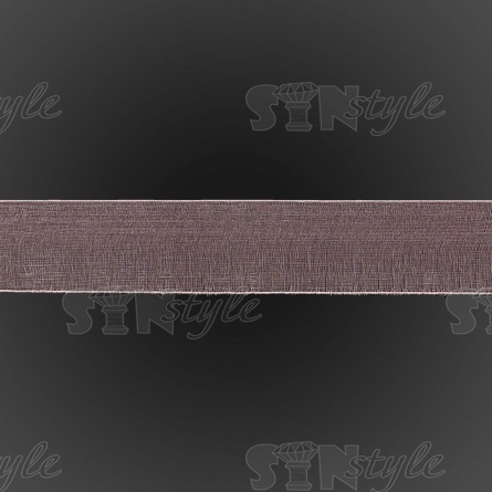 Декоративная лента капроновая, ширина 25 мм, намотка 50 ярдов, цвет розовый фото 3