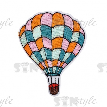 Термоаппликация "Воздушный шар", размер 55х70 мм фото 1