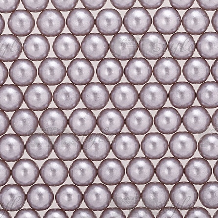 Бусины под жемчуг прибивные, размер 5 мм, цвет светло-серый, вес 500 г   фото 2