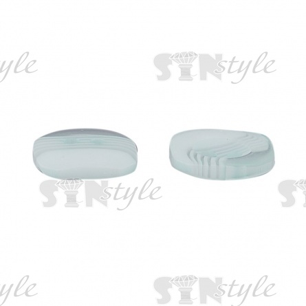 Пуговица пластиковая на два прокола, размер 20L, цвет №6 (мятный) фото 2