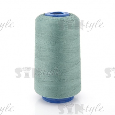 Нитки полиэстер 40/2, цвет №1491 (серо-зеленый), 5000Y фото 1