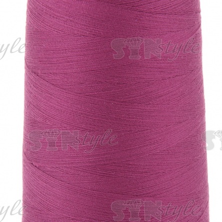 Нитки полиэстер 40/2, цвет №611 (пурпурный), 5000Y фото 2