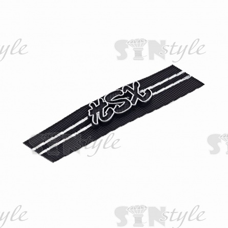 Аппликация пришивная ПВХ, размер 70х16 мм фото 2