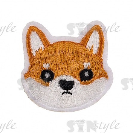 Термоаппликация "Лисенок", размер 33х33 мм фото 1