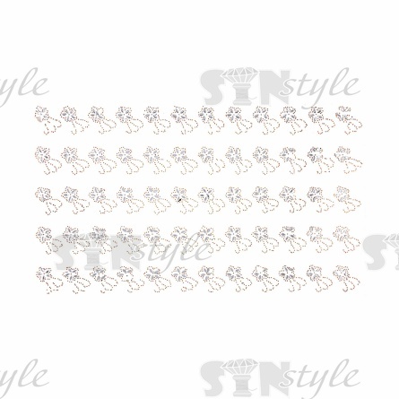 Аппликация из страз фото 1