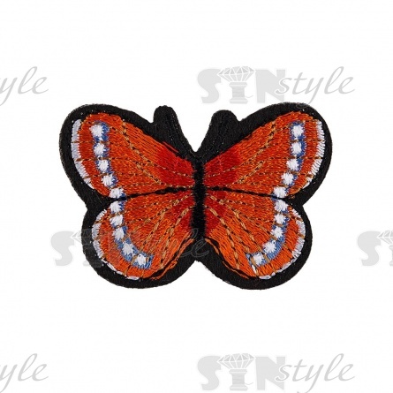 Термоаппликация "Бабочка", размер 47х30 мм фото 1