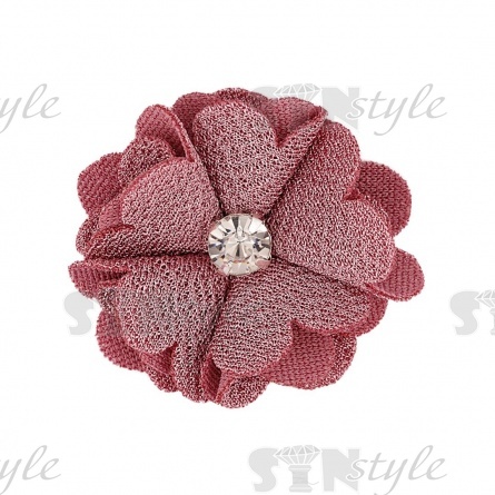 Цветочки декоративные, цвет пурпурный, размер 40 мм, фото 1