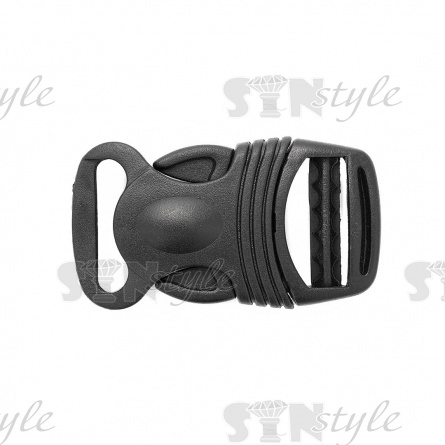 Пряжка Фастекс, внутренний размер, 25 мм, цвет черный фото 2