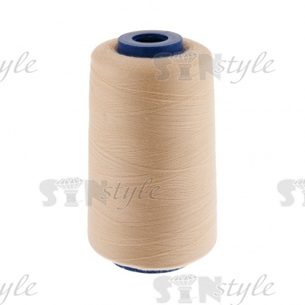 Нитки полиэстер 40/2, цвет №126 (светло-бежевый), 5000Y фото 1