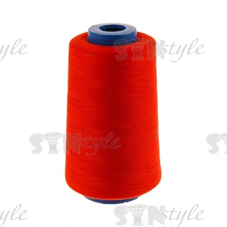 Нитки полиэстер 40/2, цвет №112 (алый), 5000Y фото 1