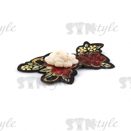 Аппликация пришивная, размер 130х85 мм фото 6