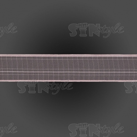 Лента капроновая, ширина 40 мм, намотка 25 ярдов, розовая  фото 2