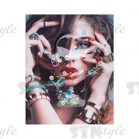 Аппликация текстильная пришивная, размер 135 мм х 170 мм фото 1