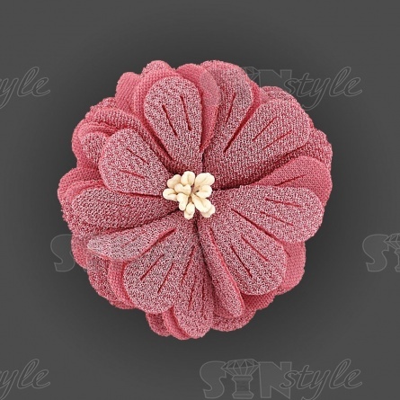 Цветочки декоративные, цвет пурпурный, размер 55 мм,  фото 1