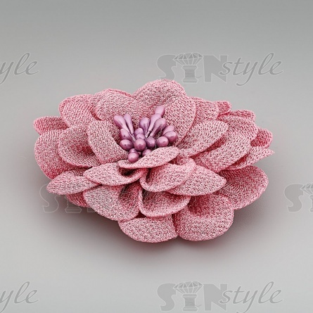 Цветочки декоративные, цвет грязно-розовый, размер 60 мм,  фото 2