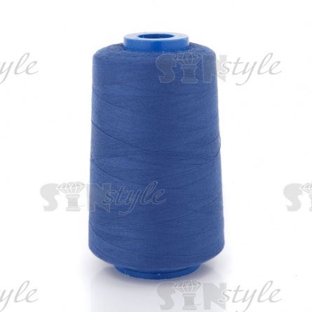 Нитки полиэстер 40/2, цвет №299 (приглушенно-синий), 5000Y фото 1