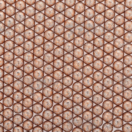 Бусины под жемчуг прибивные с серебряным напылением, размер 5 мм, цвет грязно-розовый, вес 500 г  фото 1