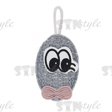 Аппликация 3D, цвет серый, размер 45х25 мм фото 1