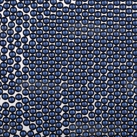 Бусины под жемчуг прибивные, размер 5 мм, цвет темно-синий, вес 500 г  фото 2