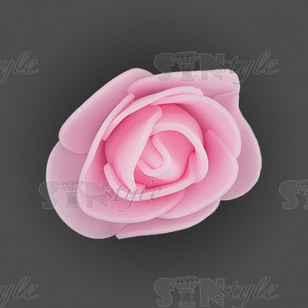 Цветочки декоративные, цвет светло-розовый, размер 35 мм, фото 1