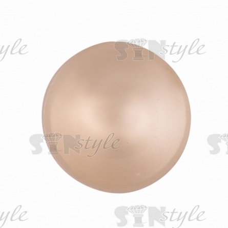 Пуговица пластиковая полусфера, размер 20L, цвет желто-золотой фото 2