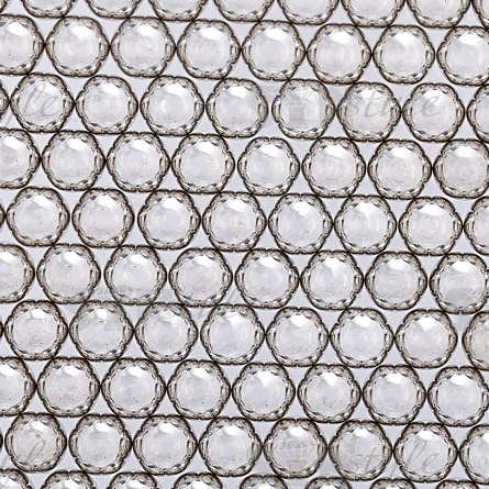 Бусины под жемчуг прибивные, размер 5 мм, цвет никель, вес 500 г  фото 2