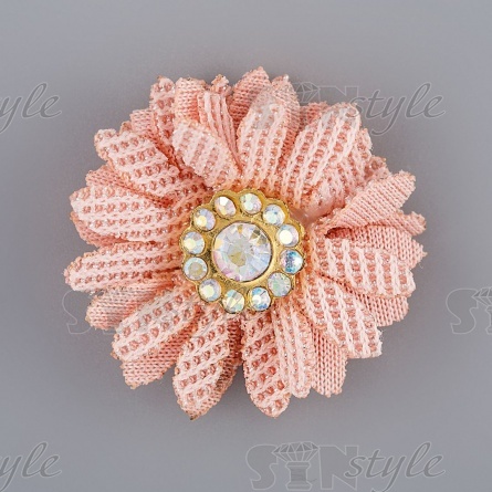 Цветочки декоративные, цвет розовый, размер 30 мм,  фото 1