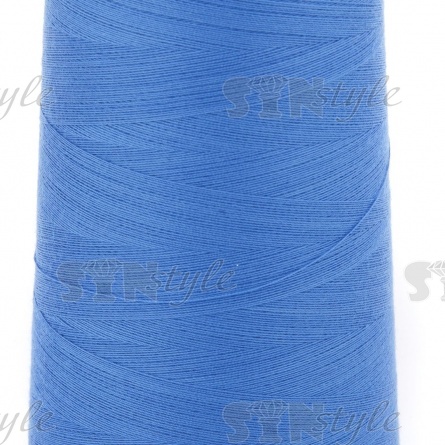 Нитки полиэстер 40/2, цвет №284 (васильковый), 5000Y фото 2