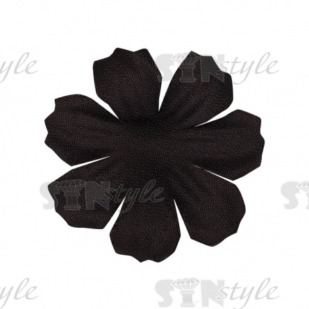 Цветочки декоративные, цвет черный, размер 35 мм,  фото 1