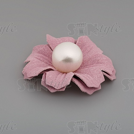 Цветочки декоративные, цвет пурпурный, размер 35 мм,  фото 2