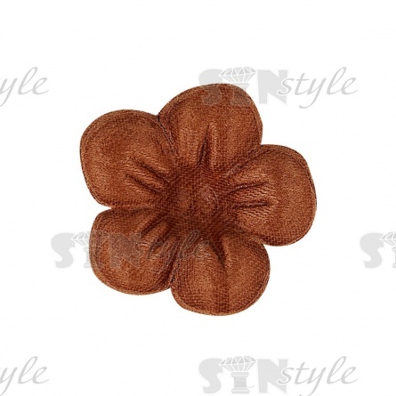 Цветочки декоративные, цвет капучино, размер 23 мм,  фото 1