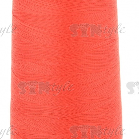 Нитки полиэстер 40/2, цвет №109 (темно-коралловый), 5000Y фото 2