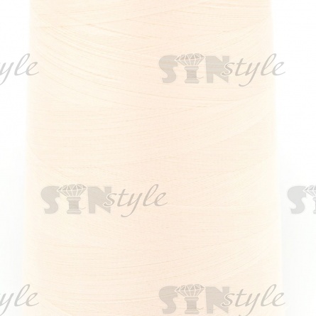 Нитки полиэстер 40/2, цвет №501 (бежевый), 5000Y фото 2