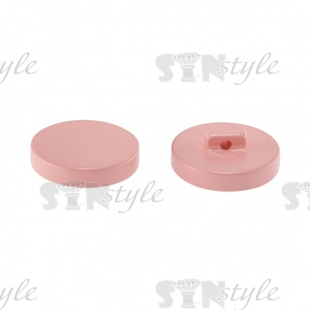 Пуговица пластиковая на ножке, грязно-розовая, 48L фото 2