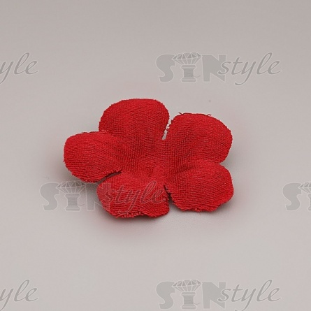 Цветочки декоративные, цвет бордовый, размер 23 мм,  фото 2