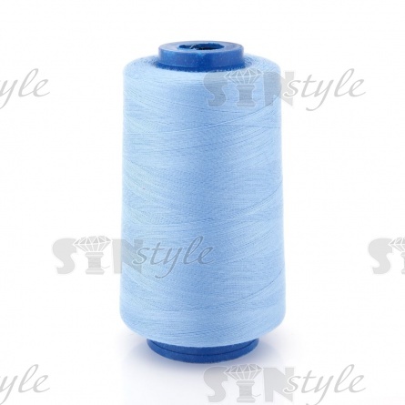 Нитки полиэстер 40/2, цвет №280 (небесно-голубой), 5000Y фото 2