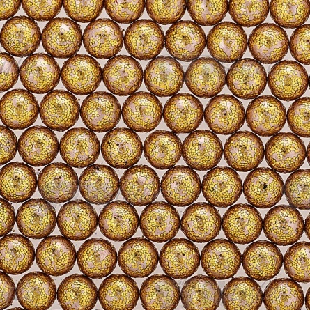 Бусины под жемчуг прибивные с золотым напылением, размер 5 мм, цвет грязно-розовый, вес 500 г  фото 2