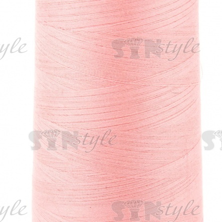 Нитки полиэстер 40/2, цвет №1101 (розовый), 5000Y фото 2